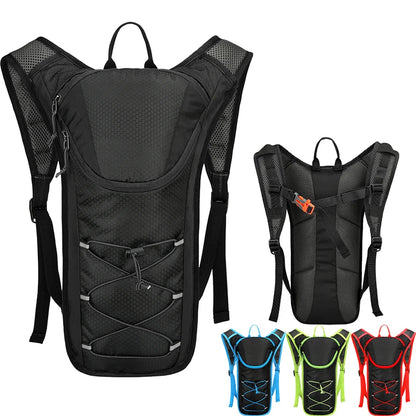 Bicycle Bike Cycling Backpack Day Pack Waterproof Water Bag Storage Knapsack Running Climbing Jogging Hydration Bladder Rucksack