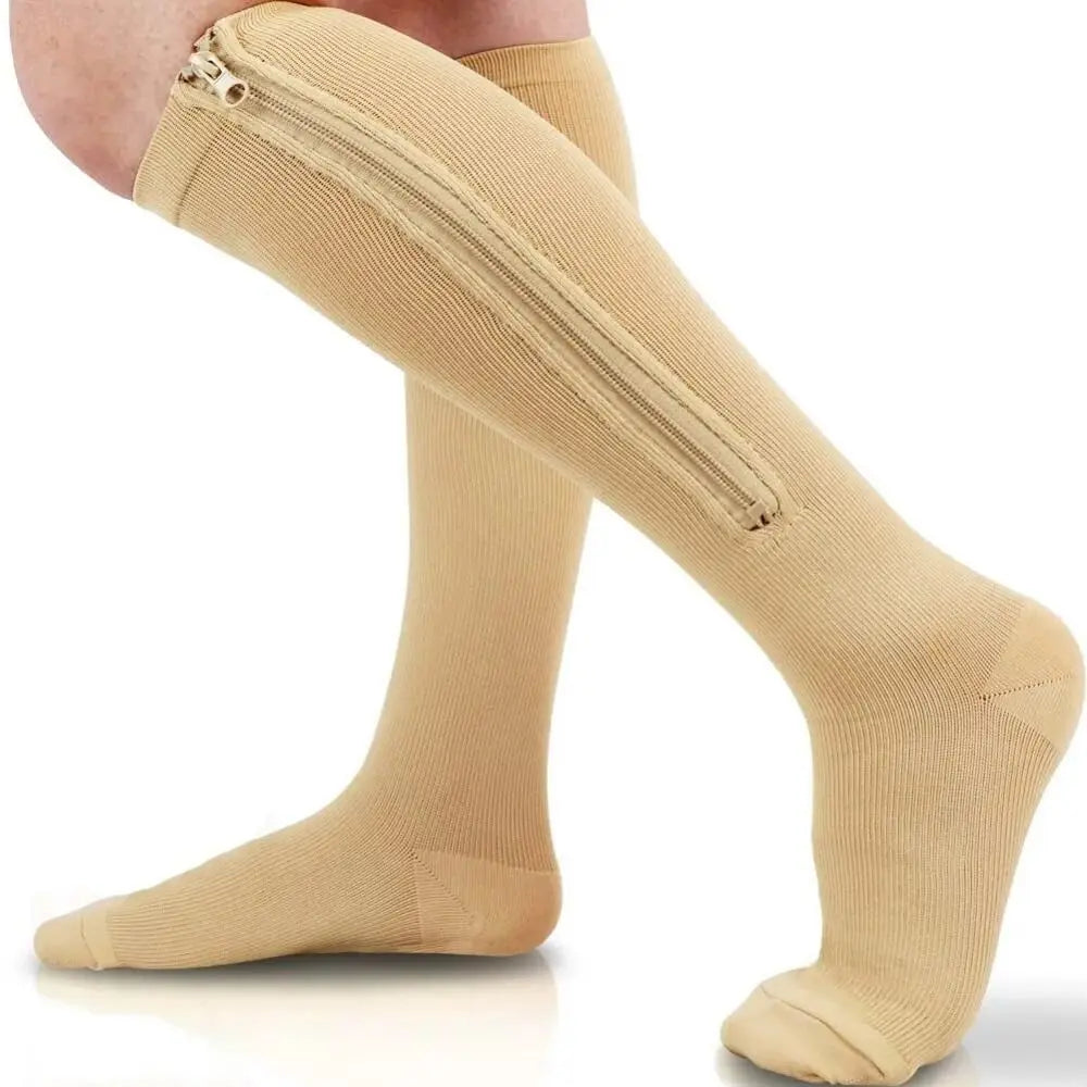 Zipper Compression Socks