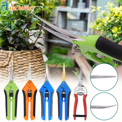 Garden Tools Secateurs Bonsai Shears Metal Gardening Scissor Pruning Tool Hand Cutter Fruit Picking Weed Household Potted 1PC