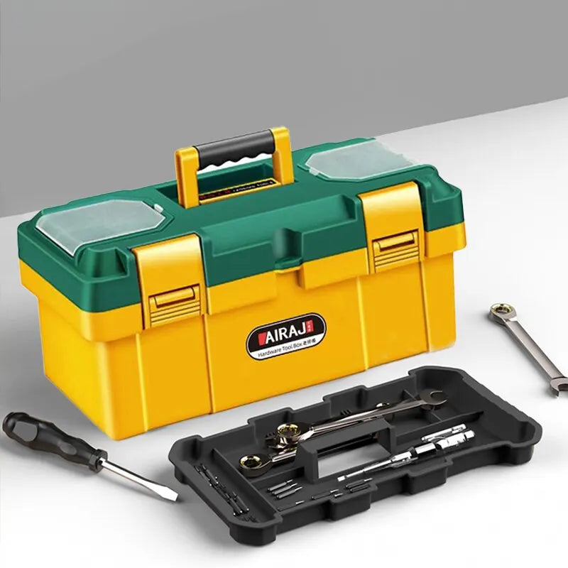 AIRAJ Multifunctional Plastic ABS Tool Storage Box Multiple Specifications with Handle Portable Tool Organizer Thickened