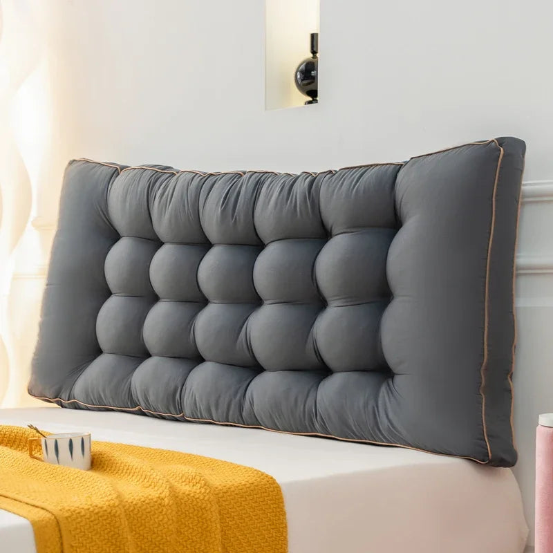 Large Headboard Pillow Lounge Sofa Cushion Bed Rest Reading Pillow Lounger TV Reading Lumbar Cushion Floor Cushion Home Decor