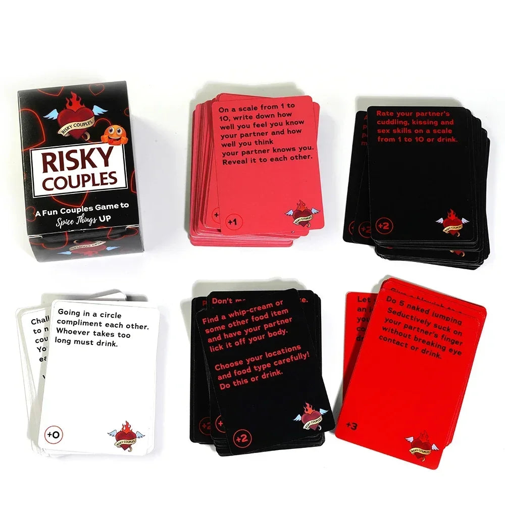 Risky Couples Super Fun Couples Game For Date Night 150 Spicy Dares Questions For Your Partner Romantic Anniversary Card Game