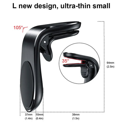 Magnetic Car Phone Holder Air Vent Clip Mount Rotation Cellphone GPS Support For Xiaomi Red Mi Huawei Samsung Phone Stand in Car