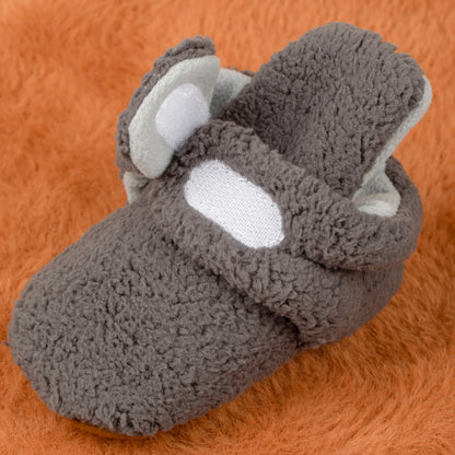 KIDSUN Newborn Baby Socks Shoes Boy Girl Star Toddler First Walkers Booties Cotton Comfort Soft Anti-slip Warm Crib Shoes 0-18m