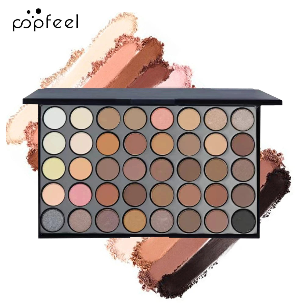 POPFEEL Eye Makeup Set, Eyeshadow Palette, Eyeliner, Mascara, Eyebrow Pencil, Makeup Tool Set Box