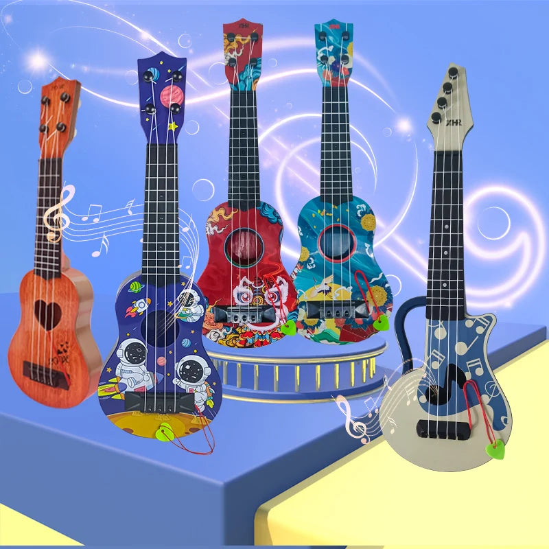 Children Can Pluck Strings And Play Yukrili Toys Beginners' Level Guitar Puzzle And Musical Instruments