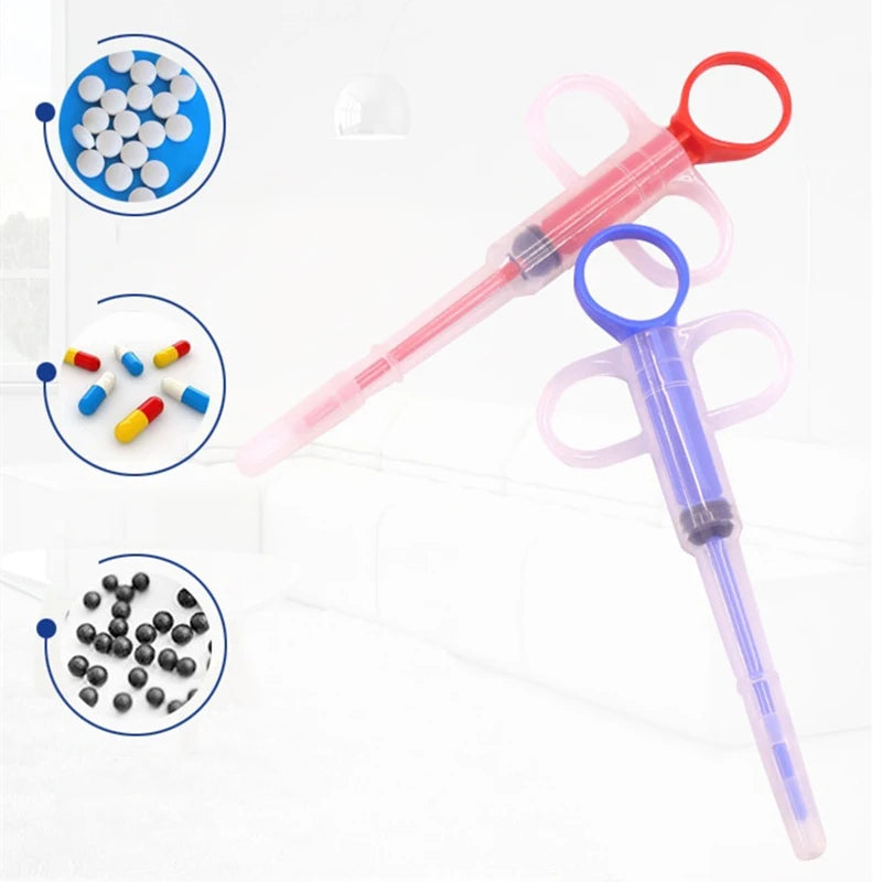 1PCS Pet Syringe Tablet Pill Gun Piller Push Dispenser Medicine Water Milk Tube Feeder Tools Dog Accessories Cat