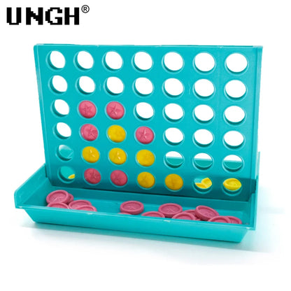 UNGH Four In A Row Bingo Chess Connect Classic Family Board Game Toys Fun Educational Toy for Kids Children Entertainment Game