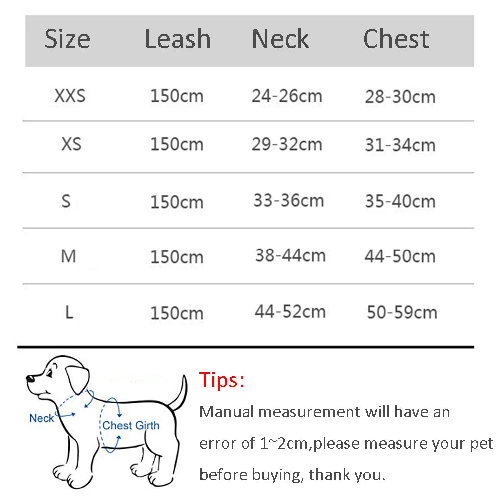 Cat Harness Leash Set Adjustable Dog Cat Collar for French Bulldog Harness Vest Puppy Chihuahua Pet Outdoor Walking Lead Leash