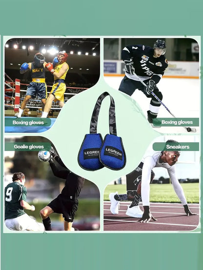 1Pair Of Boxing Gloves Deodorizing Bamboo Charcoal Bags And Portable Glove Maintenance Bags