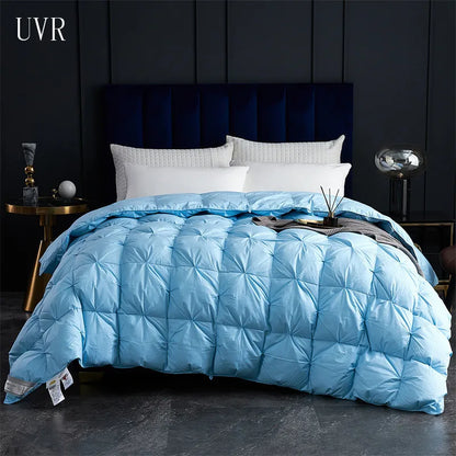 UVR 100% Thickened Warm Comforter Comforter Cozy Bedding Winter Luxury Blanket Comforter Set King Size Double Bed Full Size