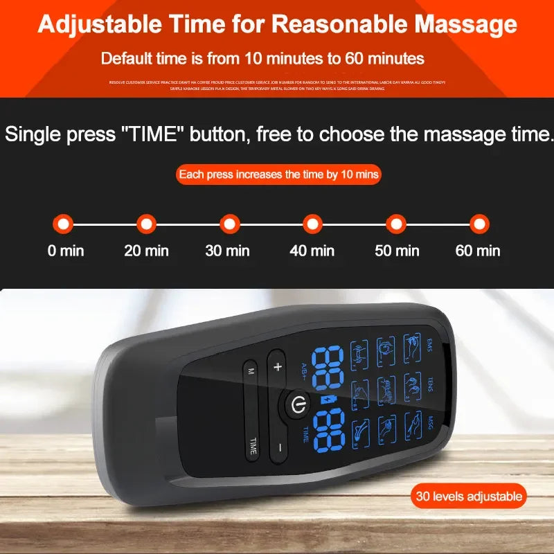 Physiotherapy Tens Muscle Stimulator Electric EMS Acupuncture Body Massage Digital Therapy Slimming Machine Electro Stimulator