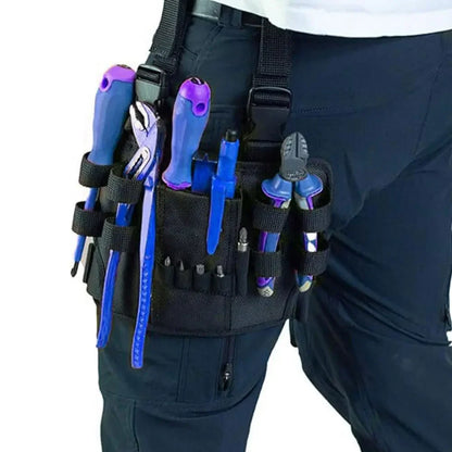 Waterproof Drill Holster Waist Tool Bag Multifunctional Electric Waist Belt Tool Pouch Bag For Wrench Hammer Screwdriver Bag