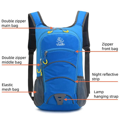 Outdoor Sports Backpack Bike Cycling Pack Hiking Knapsack Camping Rucksack Waterproof Commuting Travel Mountaineering Climb Bag