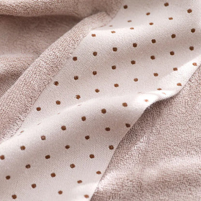 140x70cm Large Bathroom Towel 100% Cotton Dots Design Bath Shower Towel Cover Soft Gift Absorbent Towel For Home