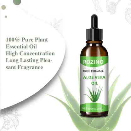 Organic Aloe Vera Oil For Skin Absorb Rapidly Pure Moisturizing Oil From Freshly Cut Aloe Plant Extra