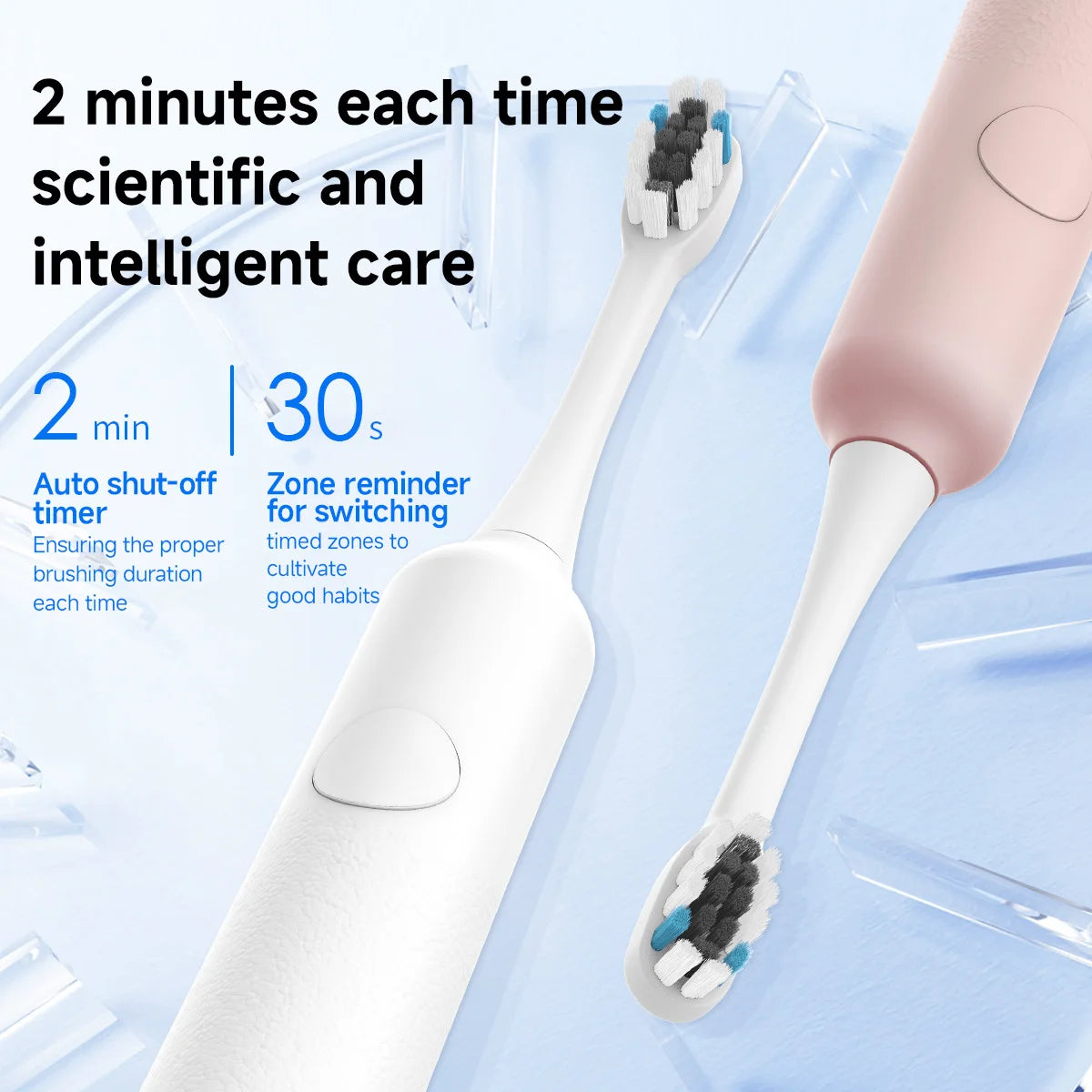 DOCO Electric Toothbrush sonic vibration brush 3-gear Mode USB Charging IPX7 Waterproof Personal care appliances