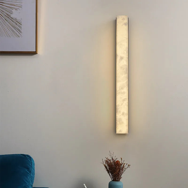 Marble Copper Body Wall Lamp Modern Minimalist New Chinese Living Room TV Background Wall Decorative Lamp Aisle Corridor Bedroom