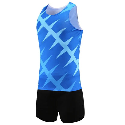 Training Running Suits Men Vest Shorts Breathable Thin Quick Dry