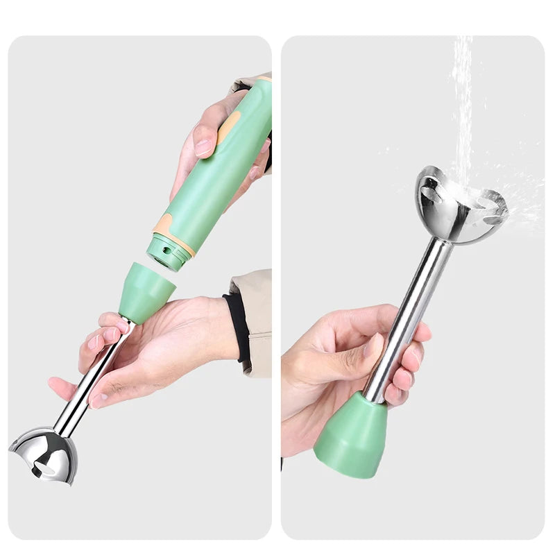 Handheld Blender Electric Food Vegetable Grinder Stick Mixer for Meat Smoothies Sauces Baby Food Soups