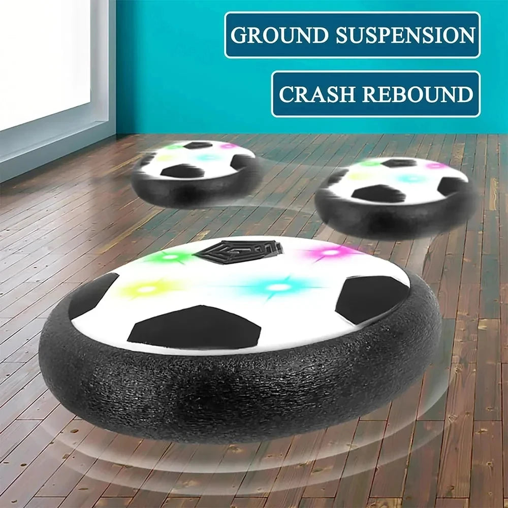 Suspension Air Football Electric Levitate Sport Toy ABS Hover Soccer Ball with Led Light Indoor Collision Avoidance for Kids Toy