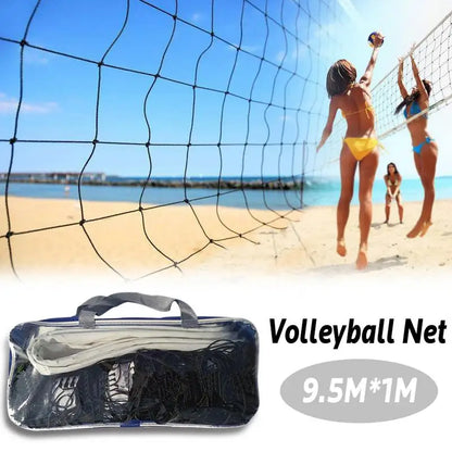 9.5X1 M Portable Volley Ball Net Volleyball Net Handball Netting Universal Volleyball Accessories For Outdoor Indoor Beach