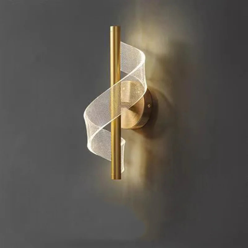 Modern Led Wall Light Nordic Rotation LED Wall Lamp for Living Room Bedroom Bedside Aisle Home Decor Indoor Sconce Lighting