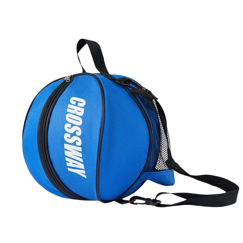 1PC Adjustable Shoulder Strap 2 Side Mesh Pockets Basketball Bag Sports Ball Bag Soccer Shoulder Bag Holder Carrier