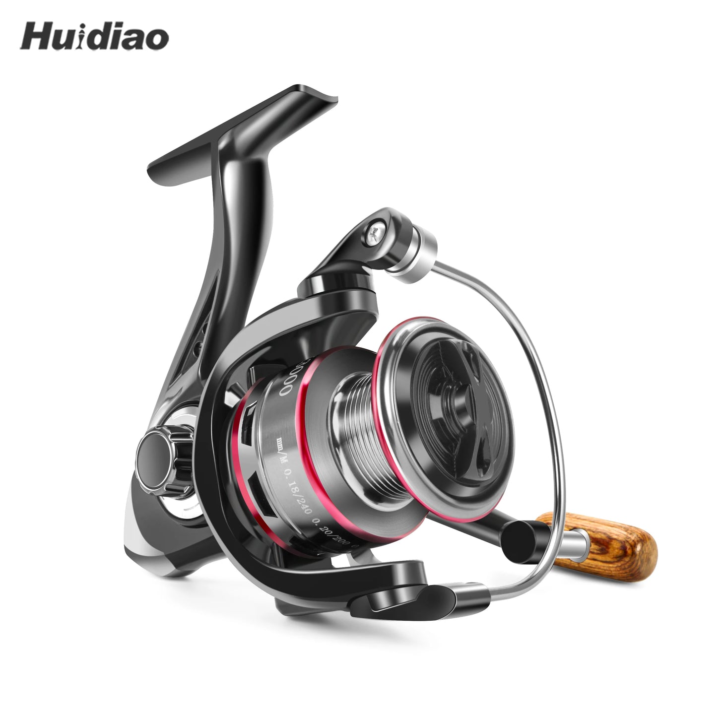 Huidiao Fishing Reel 1000-7000 Spinning Reel Stainless Steel Bearing Spinning Fishing Reel 8KG Max For Sea Fishing Carp Fishing