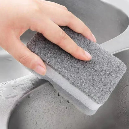 Magic Three Layers Cleaning Sponges Reusable Pan Pot Dishwashing Scouring Pads Household Kitchen Sponge Wipes Brush Clean Tools