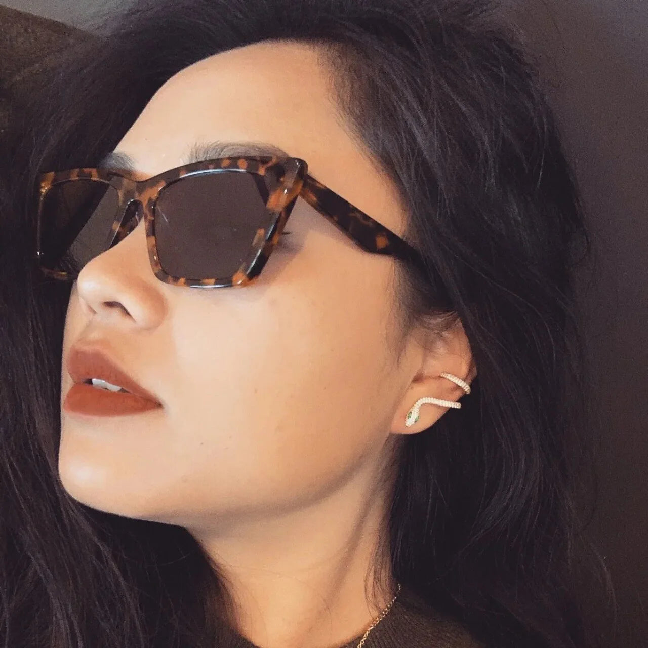 INS Vintage Cat Eye Sunglasses Women Square Small Frame Sun Glasses Female Brand Designer Retro Shades Fashion Oculos De Sol