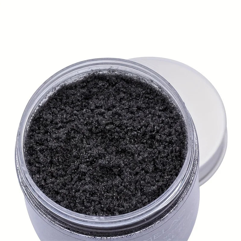 MELAO Charcoal Exfoliating Body & Foot Scrub Polish with Collagen & Stem Cell Gentle Body Exfoliator Face Scrub Bump Eraser Boot