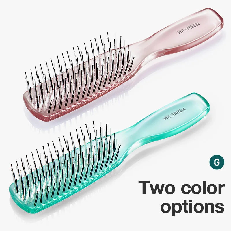 MR.GREEN Hair Brush Scalp Massage Combs Volumizing Hair Styling Fine Tooth Detangling Tool For Long Wet Dry Hair Women Gift