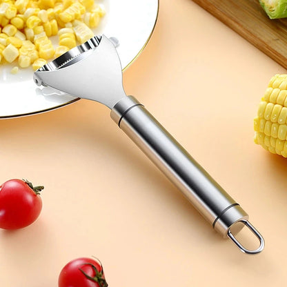 Stainless Steel Corn Stripper Peeler Cob Cutter Thresher Corn Stripper Fruit Vegetable Tools Cooking Tools Kitchen Accessories