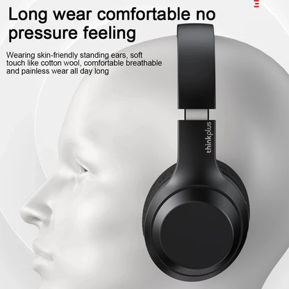 Original Lenovo TH10 Wireless Bluetooth Headset Over-ear Hood Headphones Esports Gaming Sports Hi-Fi with microphone