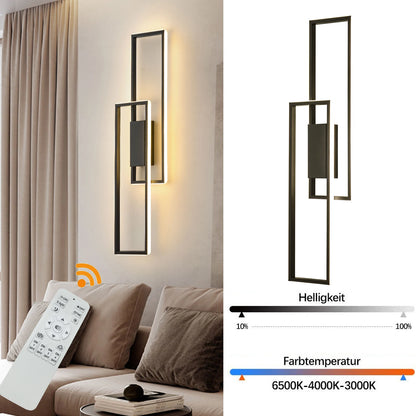 Double Headed Wall Lamp H71xW19CM Dimming with Remote Control Wide Voltage Indoor and Outdoor