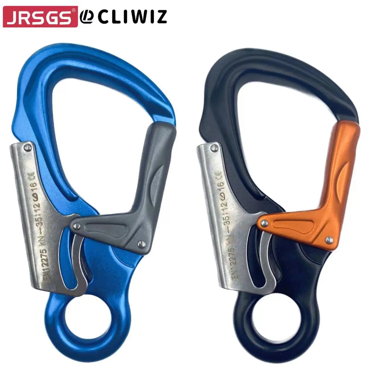 CLIWIZ 7075 Aviation Aluminium Material 35KN Heavy Duty Tension Auto Safety Lock Outdoor Professional Climbing Carabiner CE/UIAA