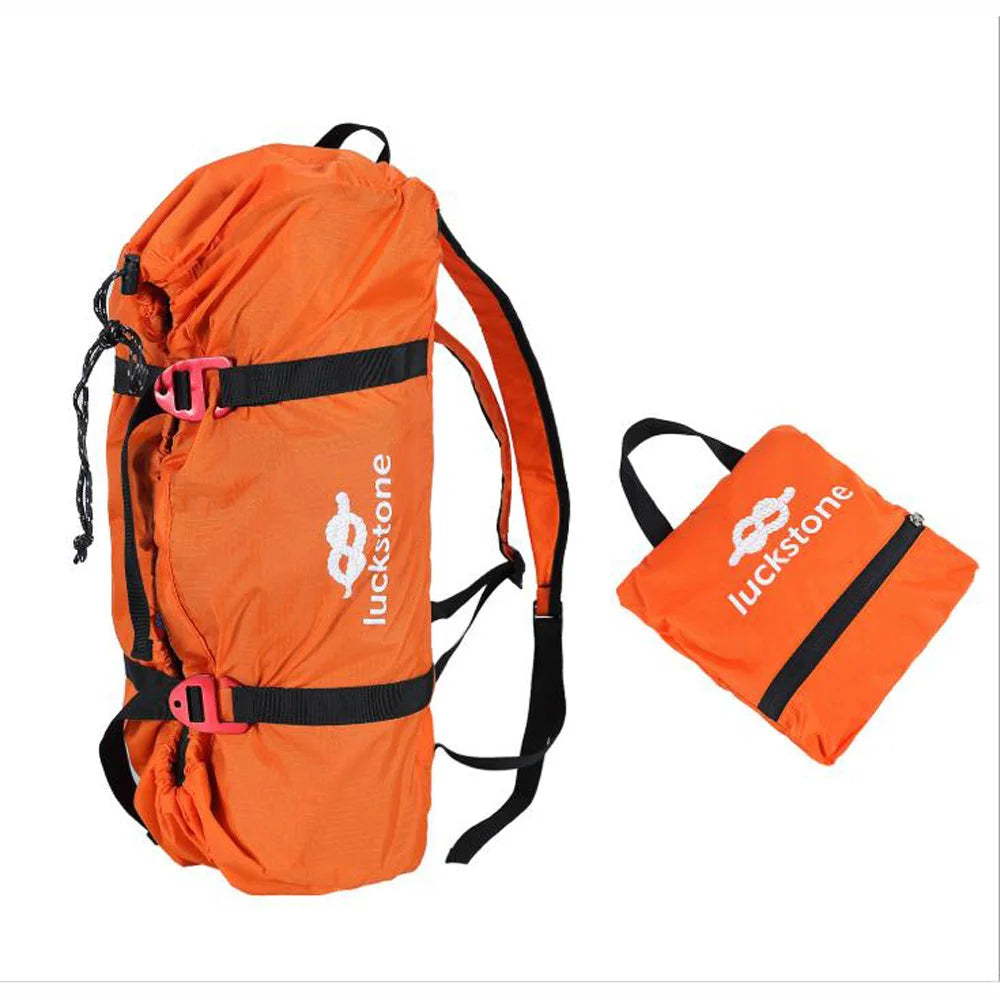 Rock Climbing Rope Bag Cord Carry Bag Hiking Shoulder Backpack Folding Portable Waterproof Backpack Ground Mat