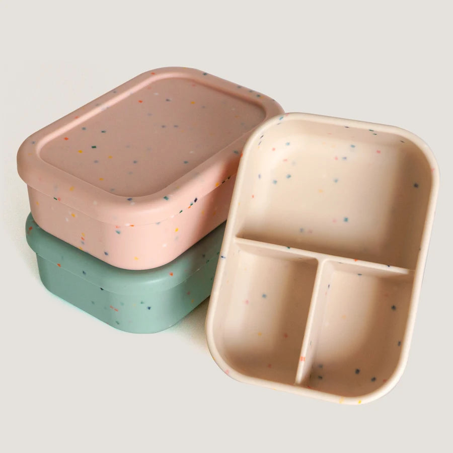 New Baby Silicone Lunch Box Food Grade Dishes Plate Crisper Microwave Lunch Box Lunch Box Baby Feeding Bowl Outdoor Box