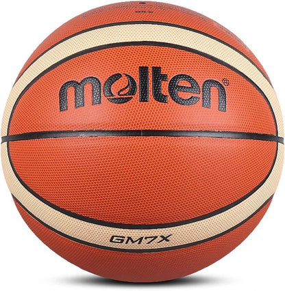 Molten GM7X Basketball Standard Ball, Official Certification, Competition, Men's and Women's Training Ball Team, Size 7