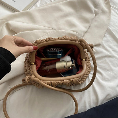 Luxury Brand Shoulder Bag for Women Fashion Embroidered Thread Messenger Bag Cute Purse Crossbody Bag Designer Clutch Hobos