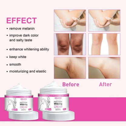 Face Body Brightening Cream Thigh Underarm Inner Melanin Lightening Lotion Gentle Nourishing Improve Dull Brighten Skin Care