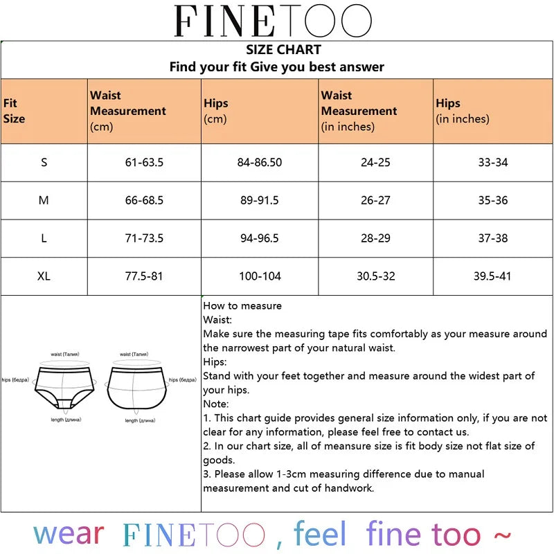 3PCS/Set Women Panties Waffle Cotton Underwear FINETOO Elasticity Sexy Low Rise Breifs Panty Soft Breathable Lingerie for Female