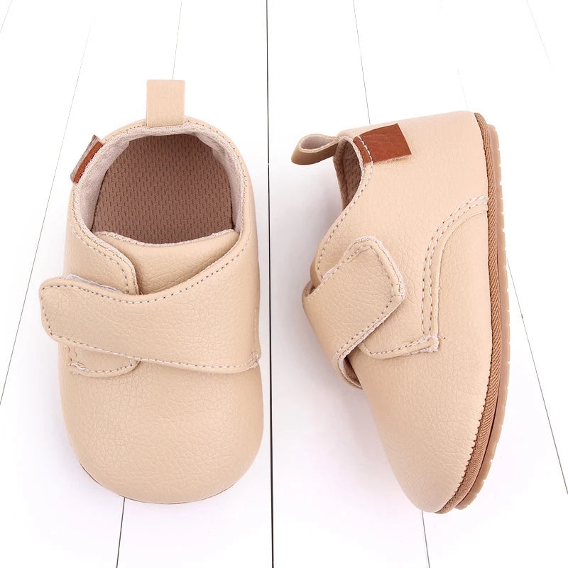 0-18months Toddler Pu Sneakers Casual Soft Sole Cute Baby Flats Infant Walking Shoes For Newborn Girl And Boys