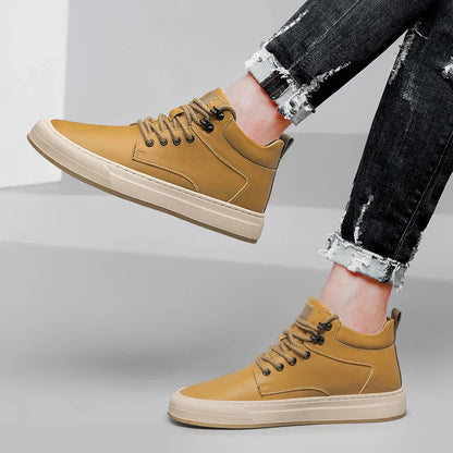 High Top Casual Boots Height Increase 2.3"