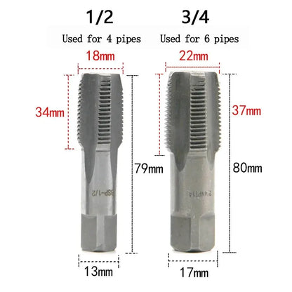 4 Points/6 Points Single Head Faucet Extractor Thread Repair Tap Broken Water Pipe Removal Thread Repair Tool Accessories