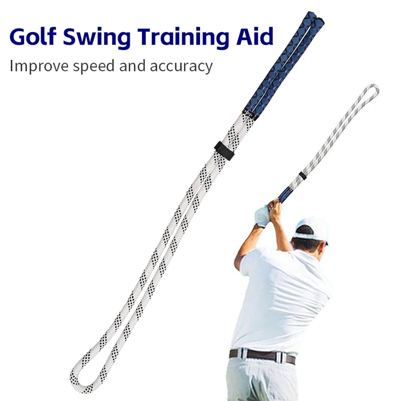 Golf Swing Trainer Aid Portable Tempo Ball Practice Tool for Birthday Gifts Golf Club Swing Practice Rope for Golfer Lovers