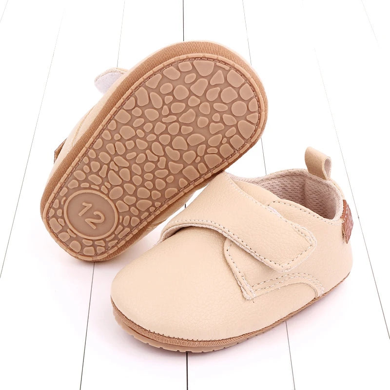 0-18months Toddler Pu Sneakers Casual Soft Sole Cute Baby Flats Infant Walking Shoes For Newborn Girl And Boys