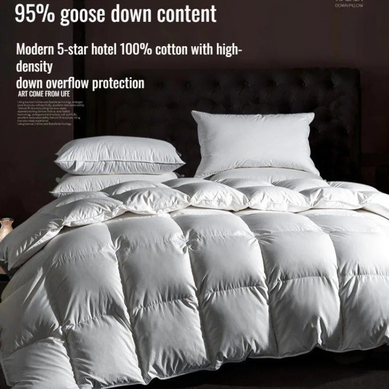 Feather Down Duvet Soft and Warm Perfect for Home Decor