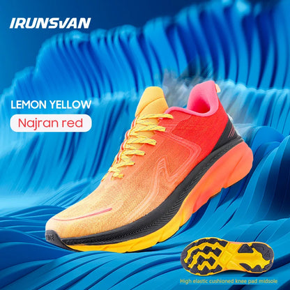 IRUNSVAN 2024 Original Air Cushion Running Shoes Fitness Jump Exercise Breathable Sports Shoes Men's Walking Shoes